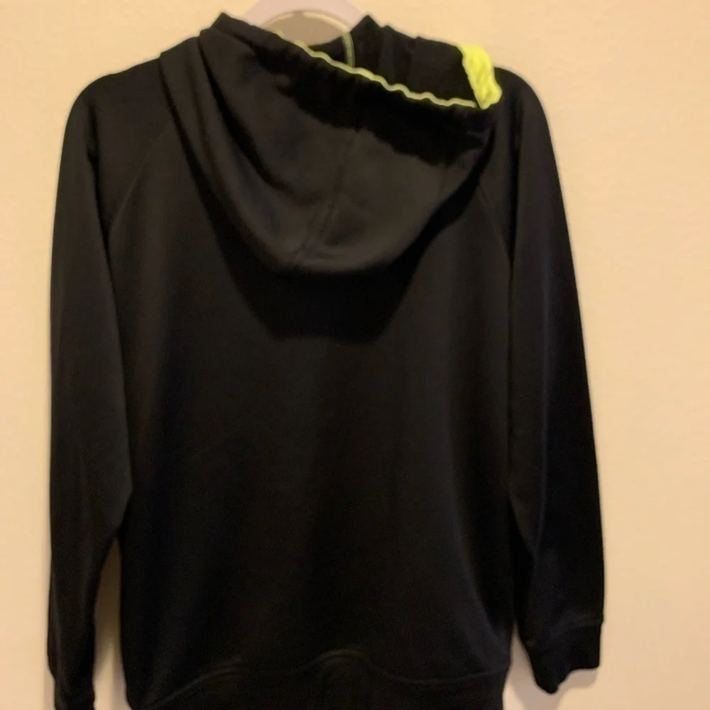 Adidas Black Hoodie EUCBlackw/Bright yellow detail​​​​​​​​​​​​​​​​​​​​